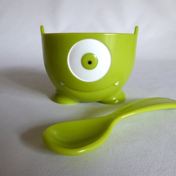 Joie Other - NEW JOIE BRAND MONSTER FUN CHILDS BOWL & SPOON MELAMINE SET (NEW)